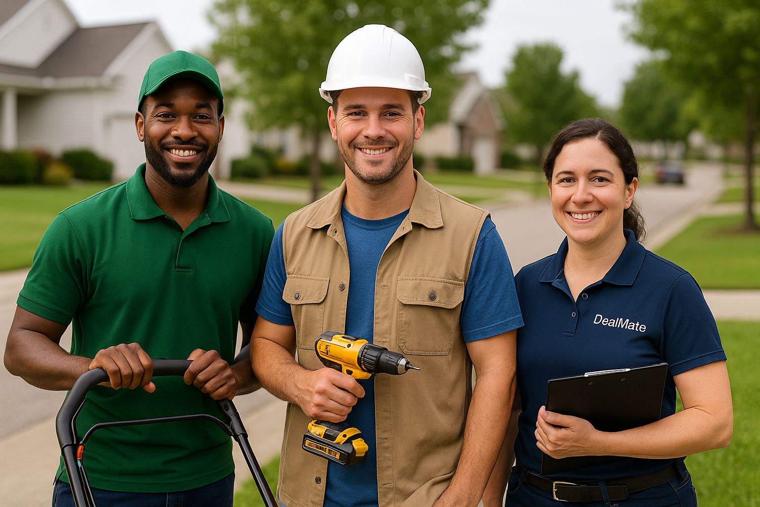 Service providers and community manager working together